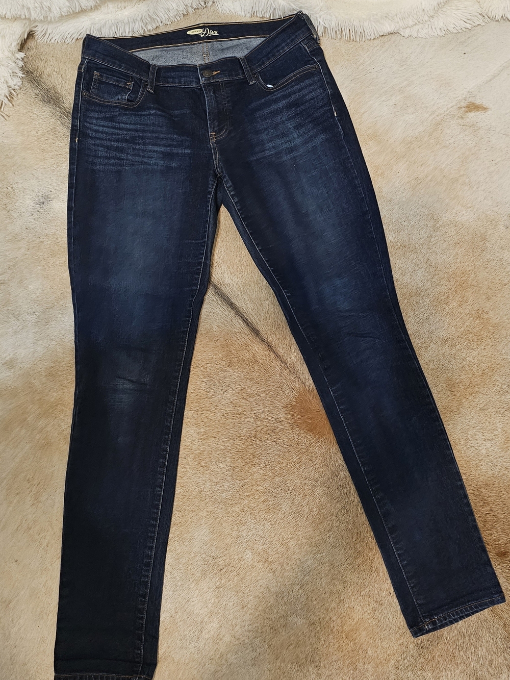 Old Navy "The Diva" Dark Wash Skinny Jeans – Size 10 Long